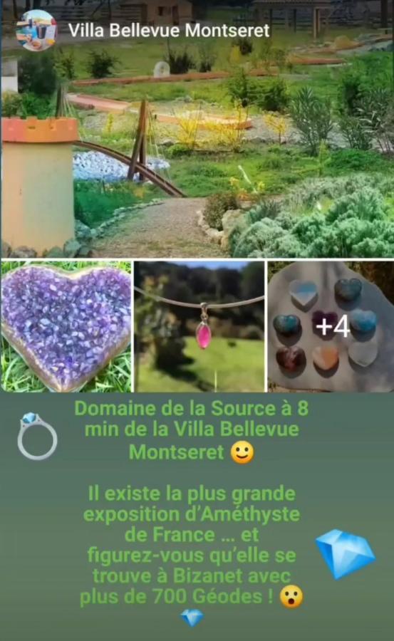 Villa Entiere Bellevue - Balneo - Piscine - Clim Montséret Εξωτερικό φωτογραφία